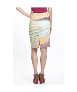 New Anthropologie x Kevin O&#39;Brien Terrain Pencil Skirt $148 00 / 26&quot; Bea... - $49.23 CAD