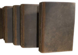 BIBLE COVER - Stitched Full Grain Leather Breviary or Novel Case - £75.91 GBP