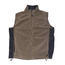 Helly Hansen Two Tone Full Zip Fleece Mock Neck Vest Mens Large - £19.90 GBP