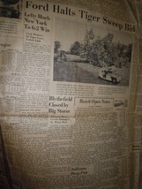 Grand Rapids Press June 10 1963 Sports - £2.33 GBP