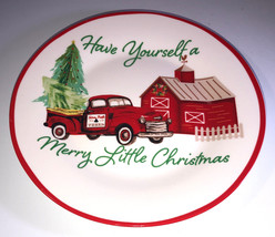 Santa’s Cookies/Dessert/Snack Plate 8” “Have Yourself A Merry Little Christmas” - £13.37 GBP