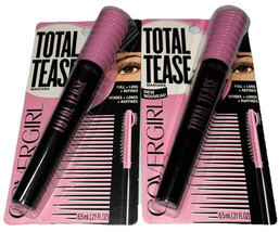 PACK OF 2 Covergirl Total Tease Mascara #820 DEEP BLUE New/Sealed/Free S... - $14.84