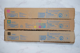 New OEM Konica Minolta BizHubC458,C558,C658 MYK Toner Set TN514MYK Same ... - £233.62 GBP