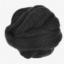 EcoCrafts Black Magic Wool: 3.5 Oz Nature Fibre Roving for Needle Felting, Wet F - £35.09 GBP