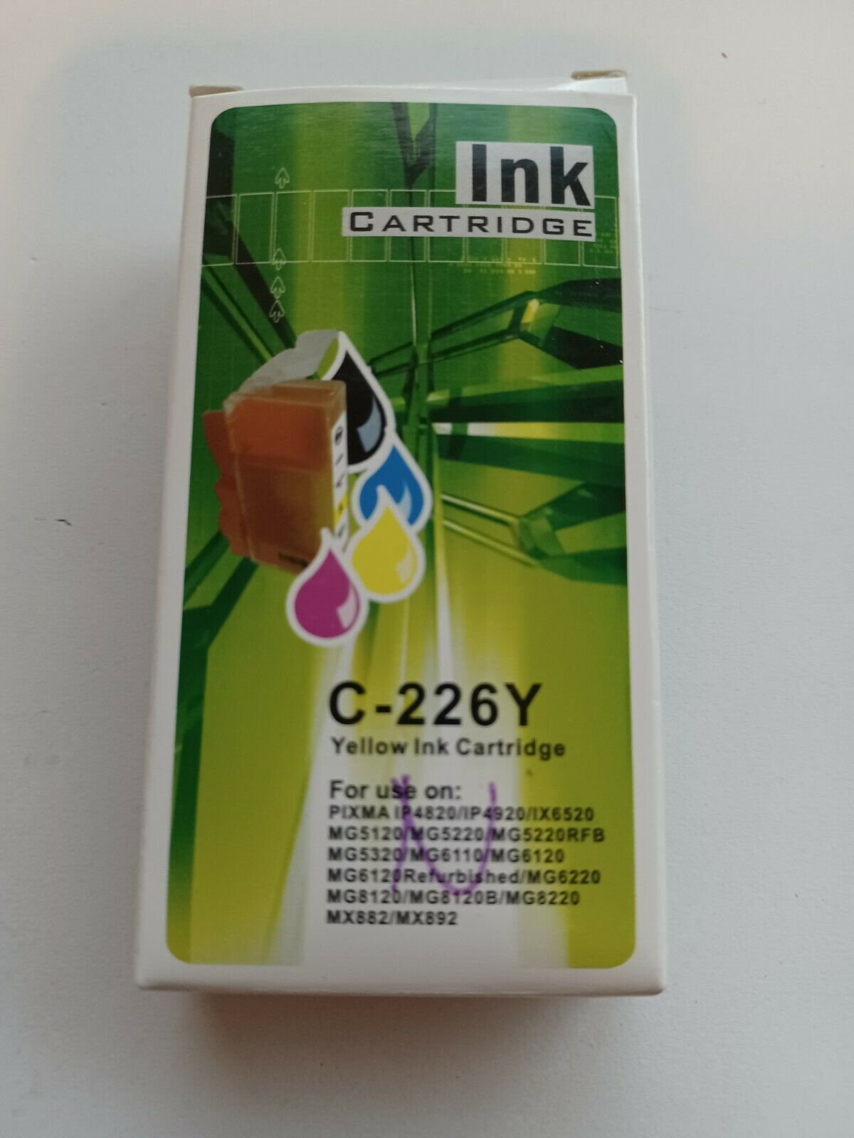 Canon Black Ink Cartridge C-226 C-226BK C-226Y C-226C (2) Black Cyan Yel... - $2.97