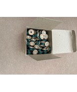 Vintage 85 bobbins about 6,300 yards Belding Corticelli Nylon Thread Green - $40.75 CAD