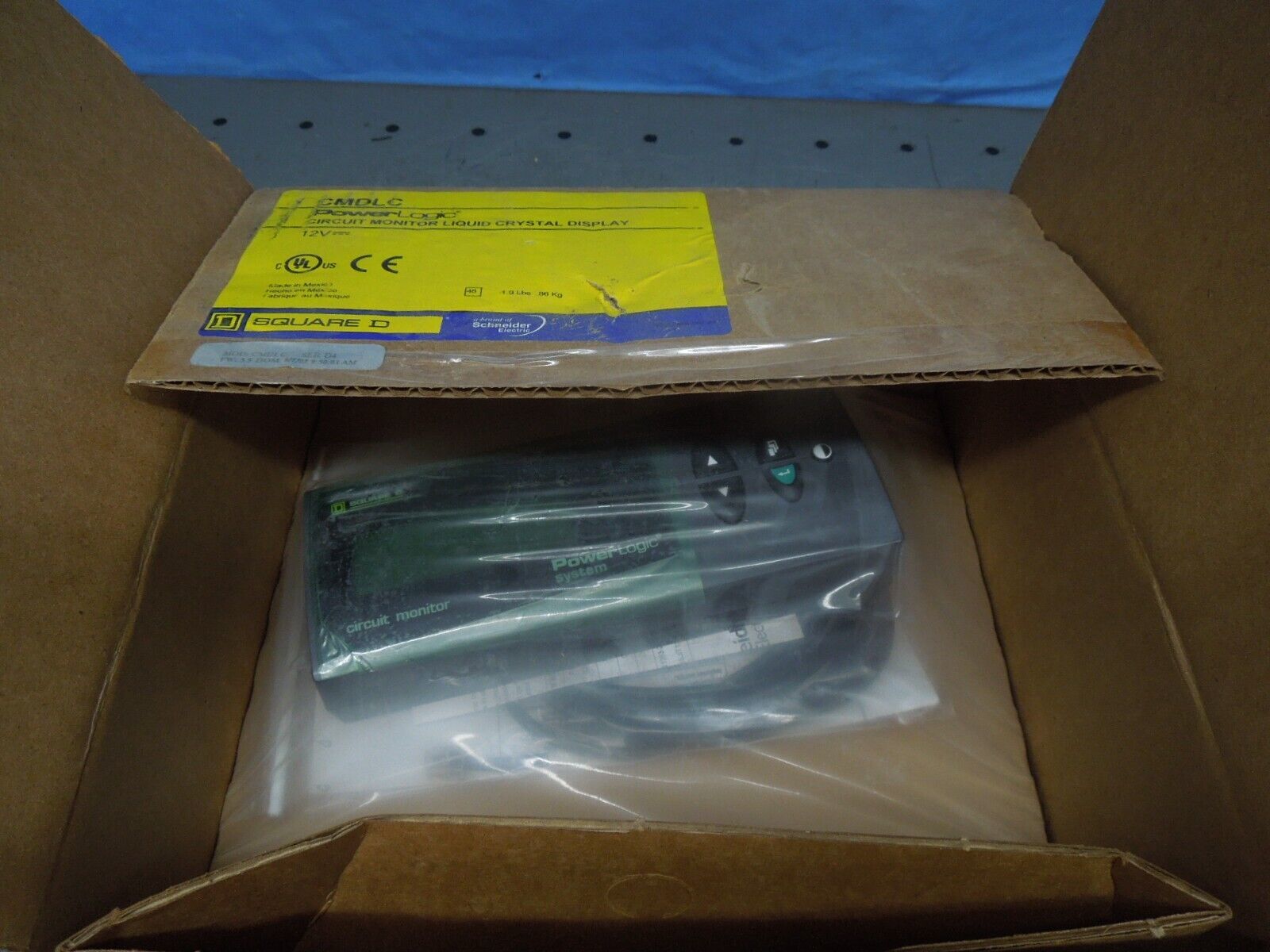 Square D CMDLC Powerlogic Circuit Monitor LCD Liquid Crystal Display 12VDC - $550.00