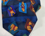 Disney Mens Tie Blue Winnie the Pooh - $8.40