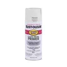 Rust-Oleum 7780830 Stops Rust Clean Metal Primer Spray, 12 oz, Flat White - $12.95