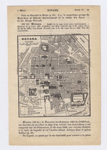 1899 Original Antique City Map Of Novara / Piedmont / Italy - £15.33 GBP