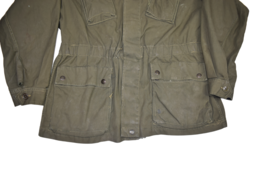 Vintage Italian Military Field Jacket Mens S Lightweight Army Combat Olive - £26.47 GBP