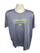 2014 JP Morgan Corporate Challenge Finisher Mens Large Gray Jersey - £14.01 GBP