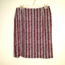 Ann Taylor Silk Lined Midi Skirt Career Wear Back Zipper Closure Ladies ... - $11.30