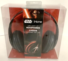 NEW iHome LI-M52E7.FX Star Wars: Episode VII Over-the-Ear Light Up Headphones - £16.99 GBP