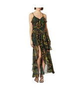 The Drop Women’s Ruffle Tiered Maxi Dress – Multi Abstract Print, Size S - $1,095.56 MXN