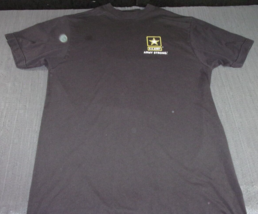 2014 U.S. ARMY BLACK T-SHIRT DISCONTINUED RECRUIT DEP MEPS SHIRT LARGE - £21.02 GBP