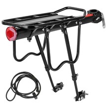 Bike Rear Carrier Rack Mountain Road Bicycle Pannier Luggage Cargo Holder 55LBS - £38.94 GBP