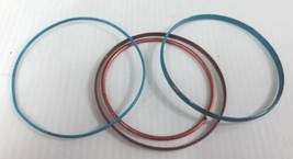 Bangle  4 Bracelet Thin Rainbow Mixed Small Dainty #1 - £3.98 GBP