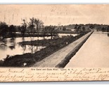 Erie Canal and Clyde River Lyons New York NY 1906 UDB Postcard W1 - $8.86