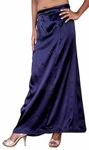 Women Satin  Silk Petticoat Saree Underskirt Free Size Silk Petticoat Na... - $9.88