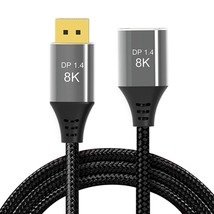 Xiwai DisplayPort 1.4 8K 60hz Extension Cable Male to Female Ultra-HD UHD 4K 144 - $29.09