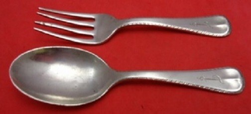 Wakefield by Reed and Barton Sterling Silver Baby Serving Set 2pc - $127.71