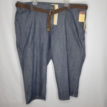 NWT Lee One True fit Womans Denim Capris Lower on the Waist Size 24 - £14.57 GBP