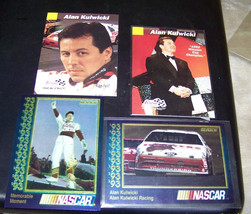 alan kulwicki/nascar/trading card lot of[4} - £11.15 GBP