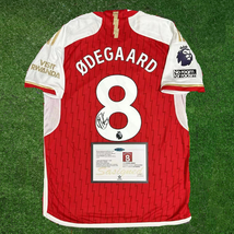 Martin Ødegaard SIGNED Odegaard Arsenal Signature Shirt/Jersey + COA 23/24 - £99.91 GBP