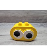 Rare Lego Duplo YELLOW GOOGLY EYES EYE FACE PART Vintage 4x2 Head Block - £3.46 GBP