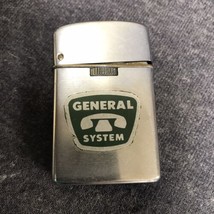 Vintage Sarome Japan Lighter With Advertising For General Telephone Syst... - £30.36 GBP