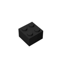 50pcs Part 3003 Basic Bricks 2x2 Black Building Pieces Compatible with Blocks - £15.54 GBP