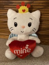 Dan Dee Angel Cat Sugar Plush 2010 Angel Cat With Wings Holding Mine Heart - £12.14 GBP