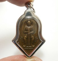 Thao Wessuwan Chulamanee Temple Yak Asura Wealthy King Lucky Rich Thai Pendant - £45.37 GBP