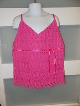 Amy Byer Hot Pink Knit Tank Top Size 16 (XL) Girl&#39;s EUC - £14.19 GBP