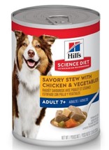 Hill&#39;s Science Diet Senior 7+ Chicken &amp; Vegetables, Wet Dog Food, 12.8 o... - $236.02 MXN