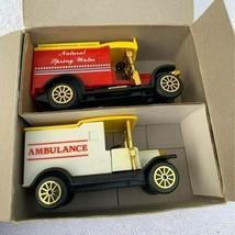 Vintage 1980s Readers Digest Toy Trucks - Ambulance and Water Tanker w/ Box - $9.89