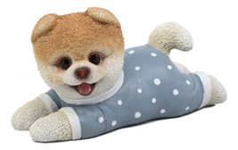 Polkadot Boo The World&#39;s Cutest Pomeranian Dog Statue Pet Pal Dogs Colle... - £22.81 GBP