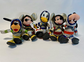 Space Mickey, Donald, Goofy and Pluto Mini Bean Bag Plush Set  - £14.87 GBP