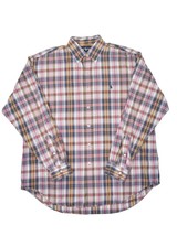 Polo Ralph Lauren Blake Button Down Shirt Mens L Madras Plaid Multicolor Cotton - £21.89 GBP