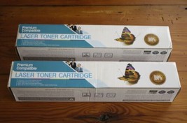 Pair NEW Premium Compatible Color Red Yellow Laser Toner Cartridges Dell... - $12.49
