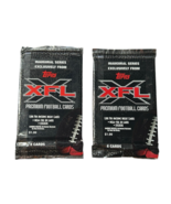 2001 SEALED Inaugural Series XFL Premium Football (3) Pack Of Cards Rare... - $18.99