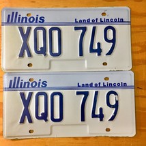 1983 United States Illinois Land of Lincoln Passenger License Plate XQ0 749 - $30.68