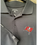 Tampa Bay Polo Shirt Mens 2XL NFL Gray Raise The Flag Tribute XXL Bucs Dry - £25.18 GBP
