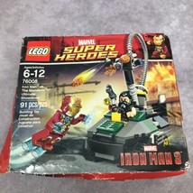 LEGO 76008 Iron Man vs. The Mandarin: Ultimate Showdown Damaged Box - £19.25 GBP