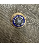 Vtg US American Legion Star Coat Uniform Cuff Button 5/8&quot; Waterbury Q4  - $15.57 CAD