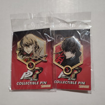 Persona 5 Royal Joker &amp; Goro Akechi Enamel Pins Set Official Atlus Badge... - £18.84 GBP