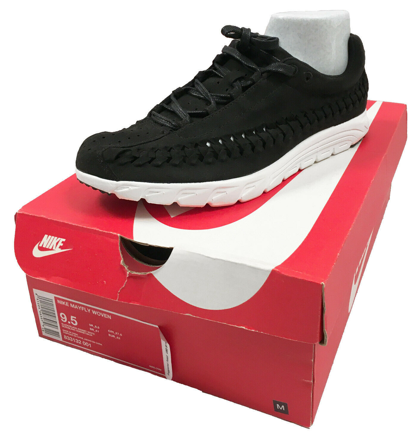 NEW Nike Mayfly Woven Sneakers!   Black   Woven Suede Upper   Very Lightweight - $59.99