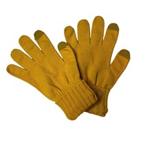 Style &amp; Co. Women&#39;s Solid Touchscreen Gloves Mustard Yellow One Size New - £7.75 GBP