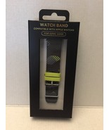 NEW American Exchange Men&#39;s Rubber Watch Strap Compatible w/ 42mm 44mm A... - $12.25 CAD